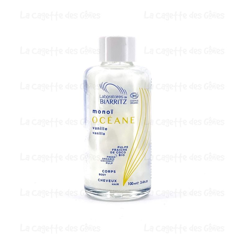 Monoi Oceane Corps et Cheveux 100 mL (senteur Vanille des îles)