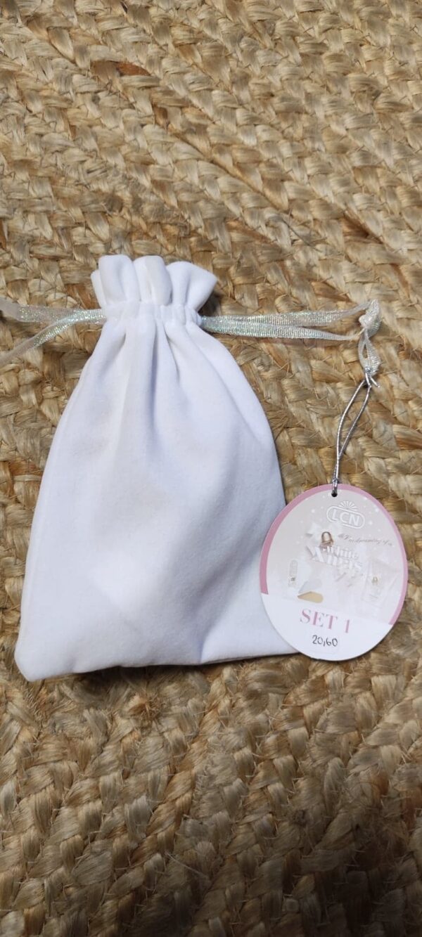 Pochette velours blanc set 1 – Image 2