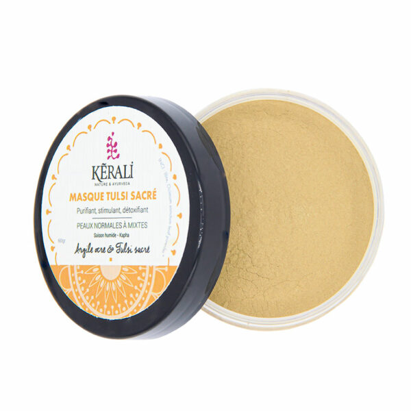 masque tulsi sacré purifiant,detoxifiant 60g